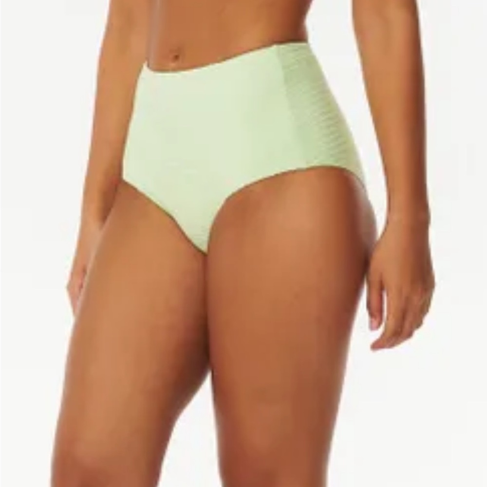 Paris Atelier  swim bikini bottom high waistee small size 4 green